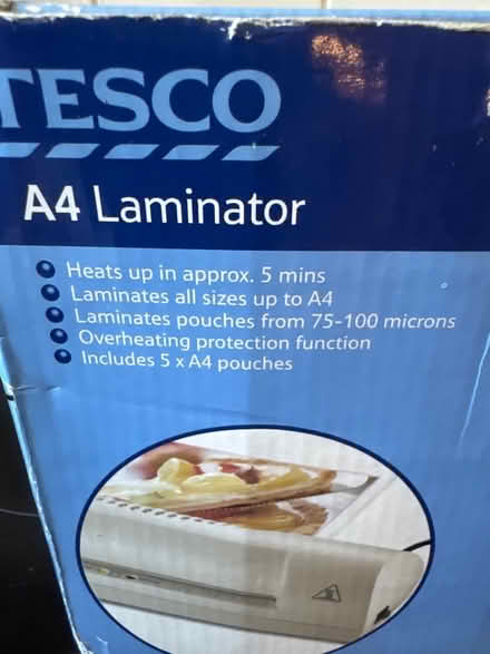 Photo of free A4 laminator (OX3 Headington) #2