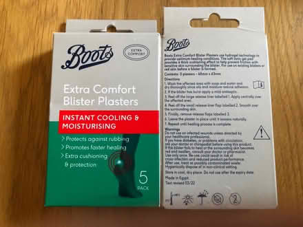 Photo of free 2 x packs of blister plasters (Stoke Gifford BS34) #2