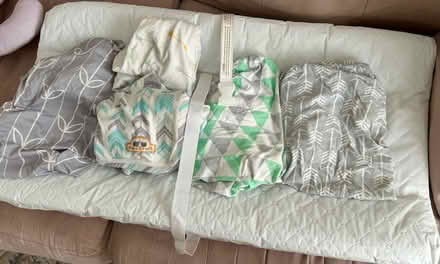 Photo of free Infant changing pad and sheets (Quincy) #2