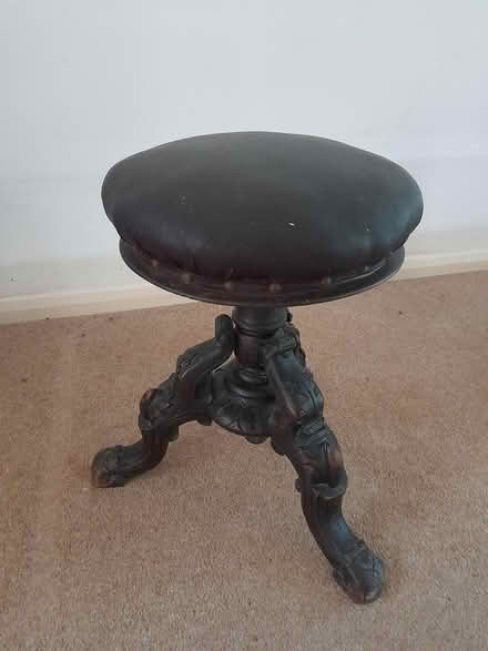 Photo of free Antique carved wood piano stool (Chalfont St. Peter SL9) #2