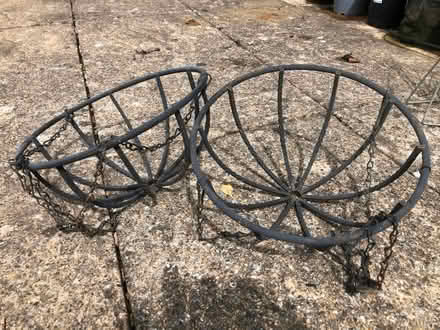 Photo of free Two hanging baskets (Wheathampstead AL4) #1