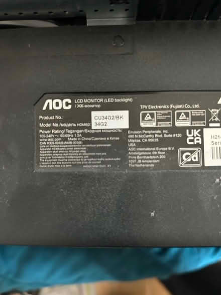 Photo of free 34” curved gaming monitor (Rochester) #1