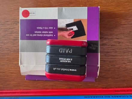 Photo of free Stamp & Red Pad Invoicing (Upminster Bridge RM14) #1