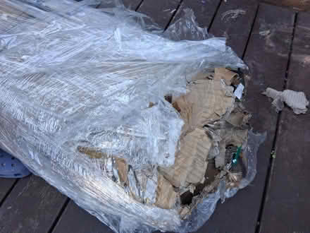 Photo of free Litfad metal and fibreboard shelving unit (Stroud Green N4) #1