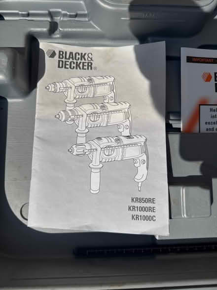 Photo of free Black & Decker drill needs chuck (OX3 Headington) #3