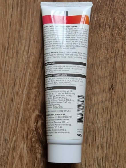 Photo of free Ferret Vitamin paste (Gracemount EH16) #2