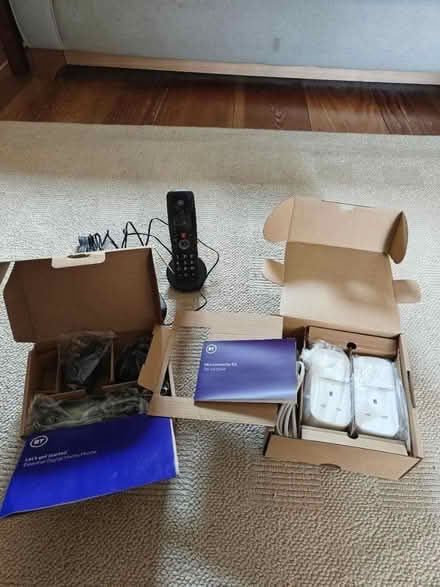 Photo of free 2x brand new VoIP phones + ethernet (wick BS30 doynton) #1