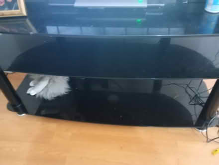 Photo of free Large black tv console (HP2 Hemel Hempstead) #2