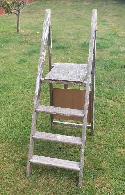 Photo of free Wooden stepladder for display only (Whittington SY11) #2