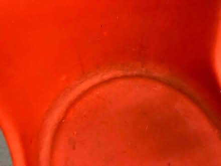 Photo of free 2 red plastic stacking chairs (Cheadle Hulme SK8) #2