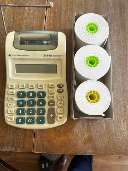 Photo of free Texas Instruments adding machine (Alameda West End) #1