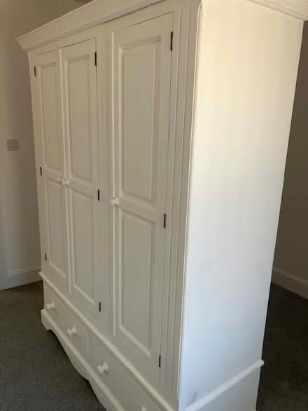 Photo of free Pine triple wardrobe with drawers (NR219BZ) #1