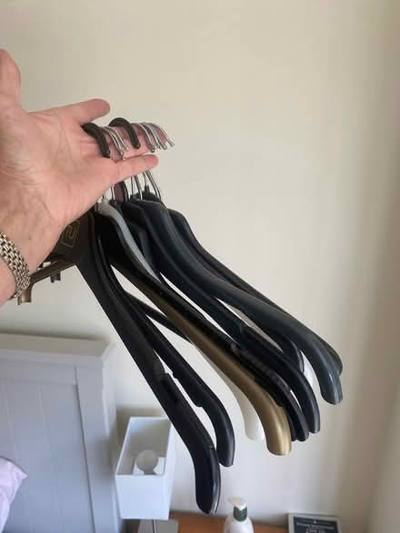 Photo of free Lots of various coat hangers (Woodseats S8) #1