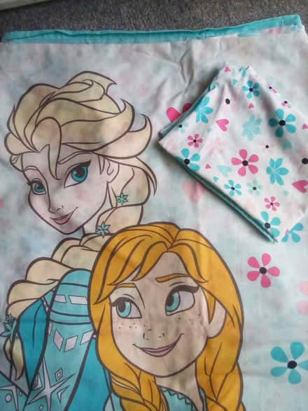Photo of free Frozen single duvet and pillow slip (CH42 (by Tranmere Rovers) #1