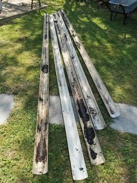 Photo of free White PVC guttering (CO13) #1