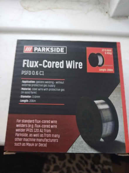 Photo of free Flux cored wire (Ingol PR2) #1