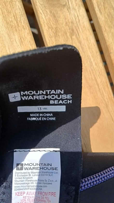 Photo of free Wet suit. Age 13 (Cobham) #2