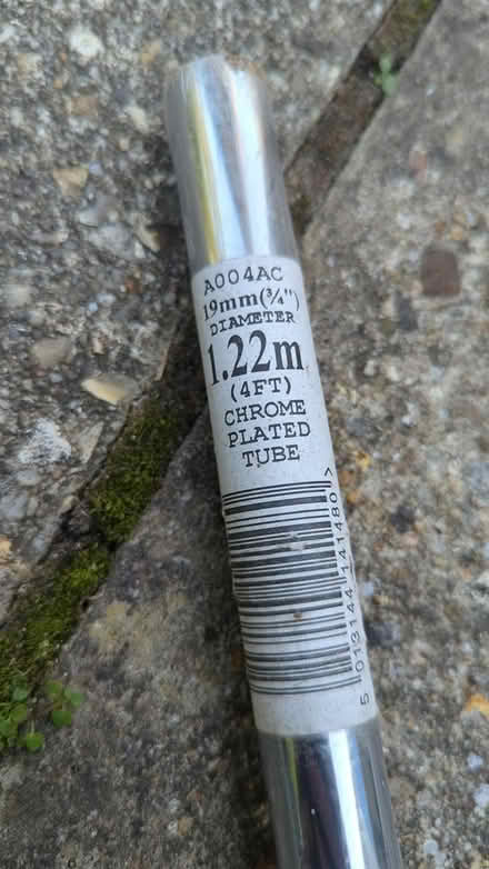 Photo of free Chrome plated tube 72xm (Poole bh16) #1