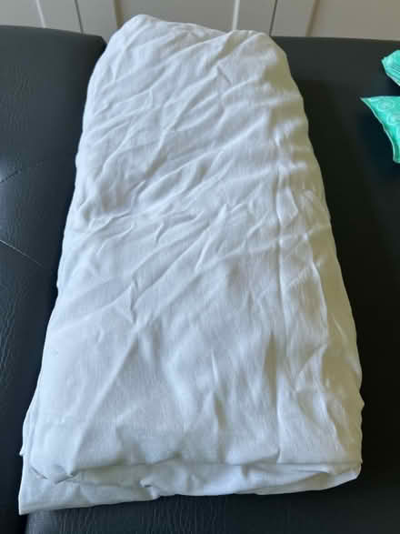 Photo of free Matalan Single white fitted sheet (Hertford SG13) #1