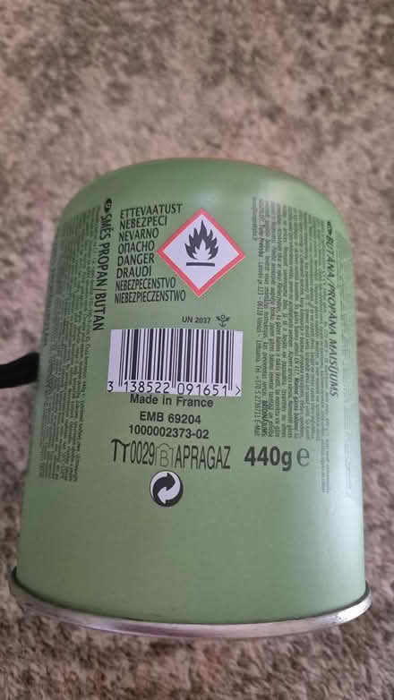 Photo of free Camping gas (Allington, Kent ME16) #2