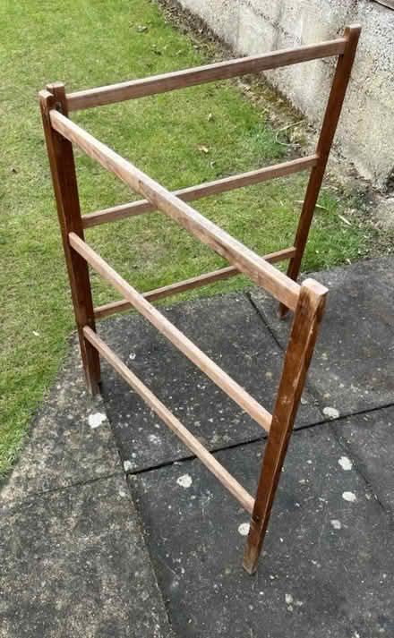 Photo of Vintage wooden clothes dryer (West Southbourne BH6) #2