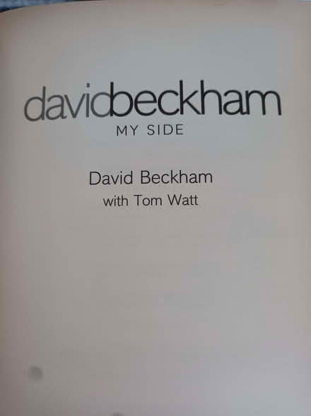 Photo of free Book - David Beckham (Hockley Port B18) #4