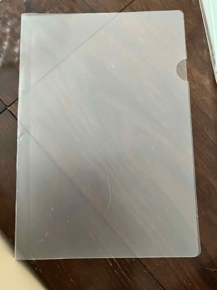 Photo of free Clear Document holders (Stevenage SG1) #1