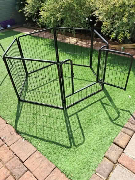 Photo of free Puppy / Dog playpen / crate . Metal (Huyton) #3