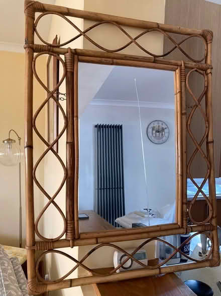 Photo of free Mirror with cane frame (Ilminster, Somerset) #1