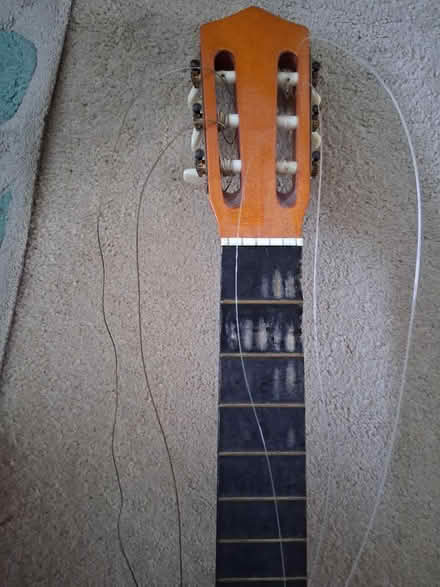 Photo of free Classical guitar bridge detached (ME8) #2