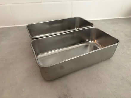 Photo of free Stainless steel baking trays (Cottonmill, St Albans, AL1) #1