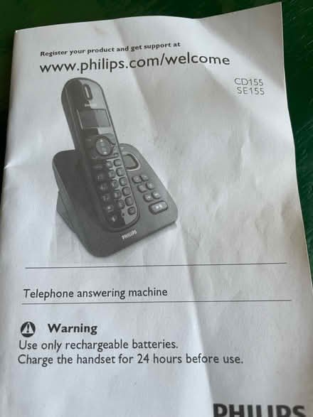 Photo of free Phillips telephone (Halifax, HX1) #2