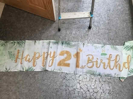 Photo of free Happy 21st birthday banner (HP1) #1