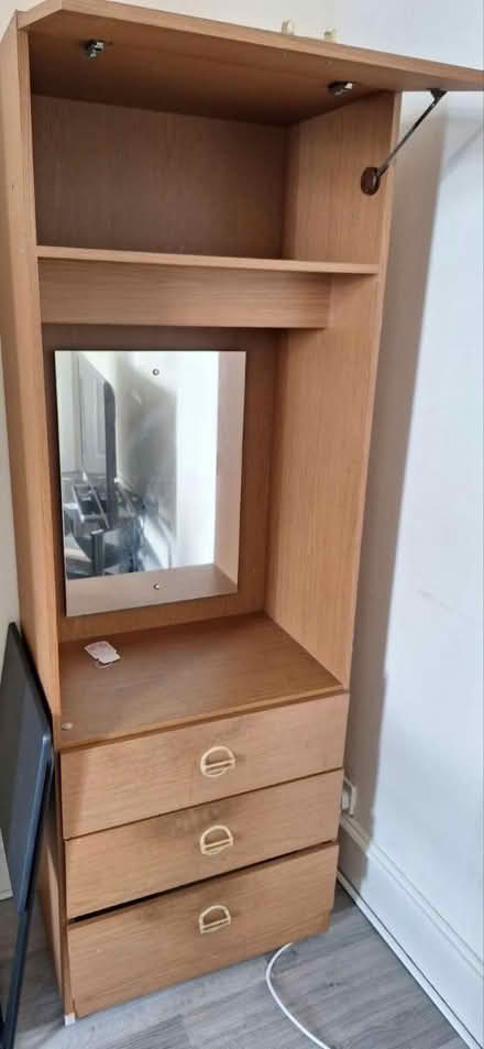 Photo of free Double bed and tall dresser (Tyldesley M29 8) #4