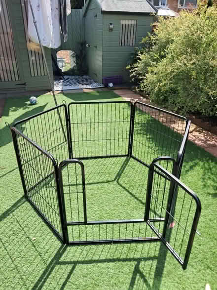 Photo of free Puppy / Dog playpen / crate . Metal (Huyton) #2
