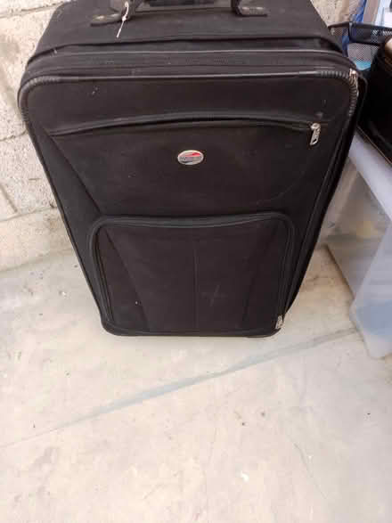 Photo of free old small suitcase (Canning town E16) #3