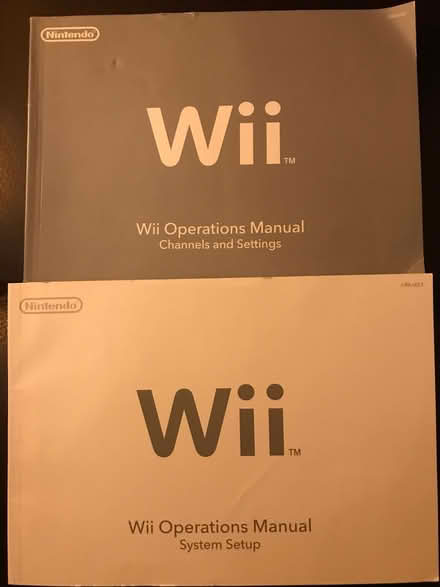 Photo of free 2 Wii Manuals Only (Off Oakland Mills Rd. Columbia) #1