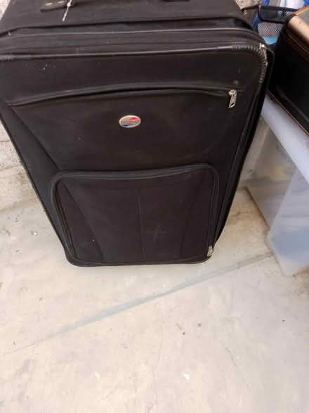 Photo of free old small suitcase (Canning town E16) #2