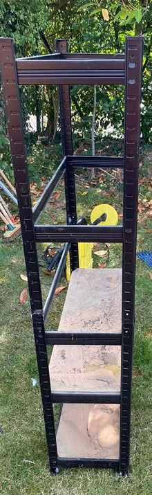 Photo of free Metal shelving unit 147x70x30cm (KT15) #2
