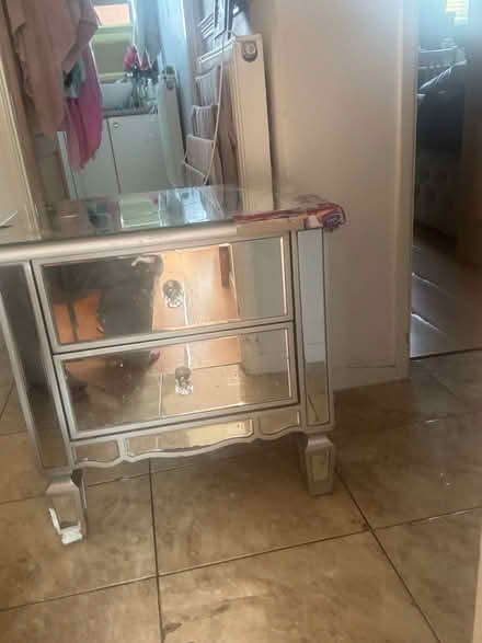 Photo of free Mirror bedside table (HA2 Rayners Lane) #1