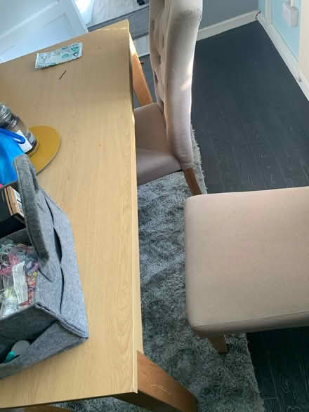 Photo of free Table and 4 high back chairs (B34) #3