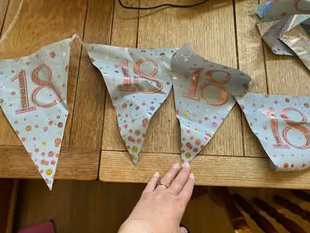 Photo of free 18th birthday bunting (Dean Court OX2) #1