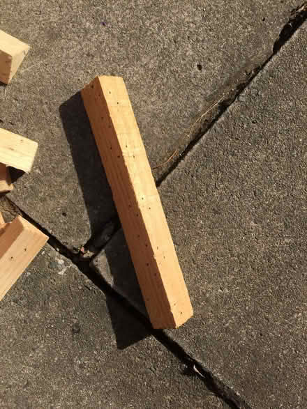 Photo of free 45% wood+Plastic brackets ideal for shelf supports -drawer (Heald Green SK8) #3
