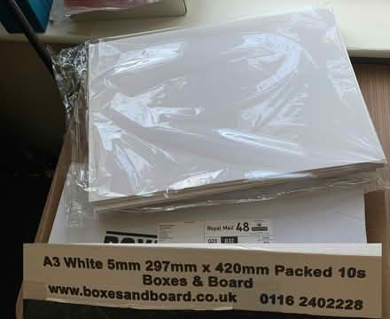 Photo of free A5 size padded card (5mm) 8 sheets (Worcester Park KT4) #1