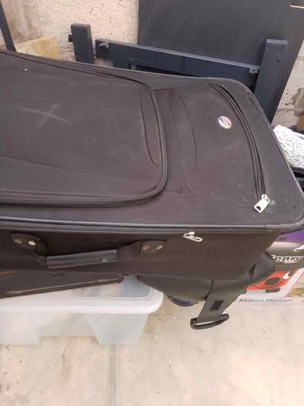 Photo of free old small suitcase (Canning town E16) #1
