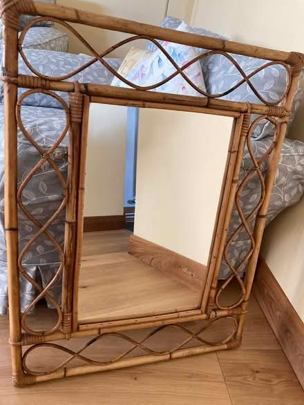 Photo of free Mirror with cane frame (Ilminster, Somerset) #2