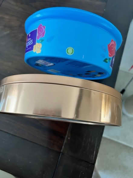 Photo of free Two empty tins (Stevenage SG1) #1