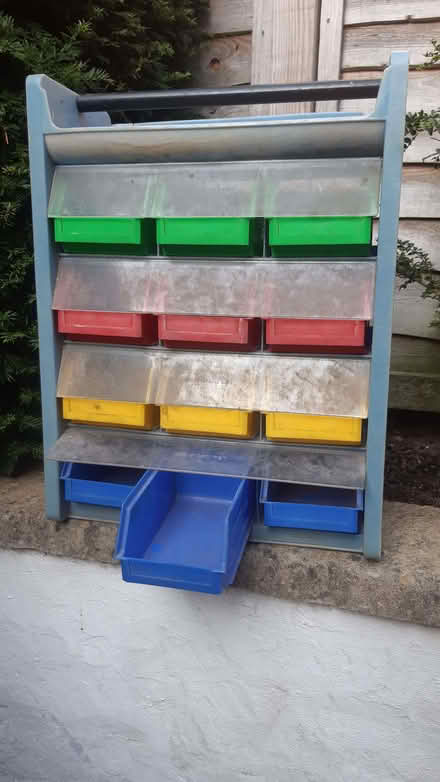 Photo of Louvre backing plates for storage boxes (Twyford RG10) #2