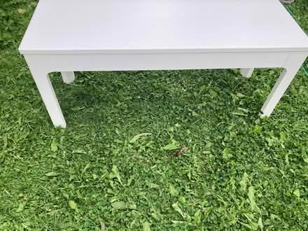 Photo of free Small table white (Churchtown Dublin 14) #2