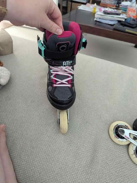 Photo of free Adjustable (size 32 - 35) inline children's skates (Petersfield Ward CB1) #2